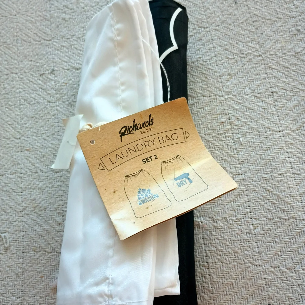 Richard Homeware Black and White laundry Bags